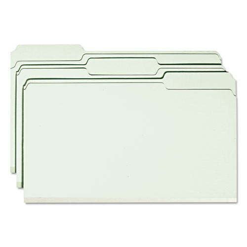 Expanding Recycled Heavy Pressboard Folders, 1/3-cut Tabs, 2" Expansion, Legal Size, Gray-green, 25/box Expanding Recycled Heavy Pressboard Folders, 1/3-cut Tabs, 2" Expansion, Legal Size, Gray-green, 25/box