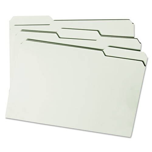 Expanding Recycled Heavy Pressboard Folders, 1/3-cut Tabs, 2" Expansion, Legal Size, Gray-green, 25/box Expanding Recycled Heavy Pressboard Folders, 1/3-cut Tabs, 2" Expansion, Legal Size, Gray-green, 25/box