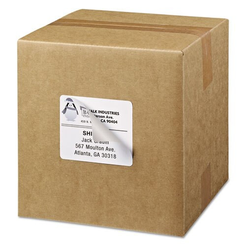 Shipping Labels W/ Trueblock Technology, Laser Printers, 3.33 X 4, White, 6/sheet, 100 Sheets/box Shipping Labels W/ Trueblock Technology, Laser Printers, 3.33 X 4, White, 6/sheet, 100 Sheets/box