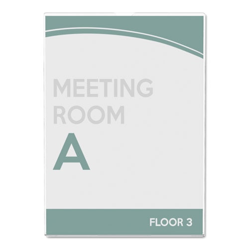 Superior Image Slanted Sign Holder, Portrait, 8 1/2 X 11 Insert, Clear Superior Image Slanted Sign Holder, Portrait, 8 1/2 X 11 Insert, Clear