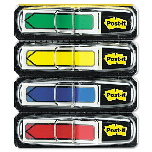Arrow 1/2" Page Flags, Assorted Primary, 24/color, 96-flags/pack Arrow 1/2" Page Flags, Assorted Primary, 24/color, 96-flags/pack