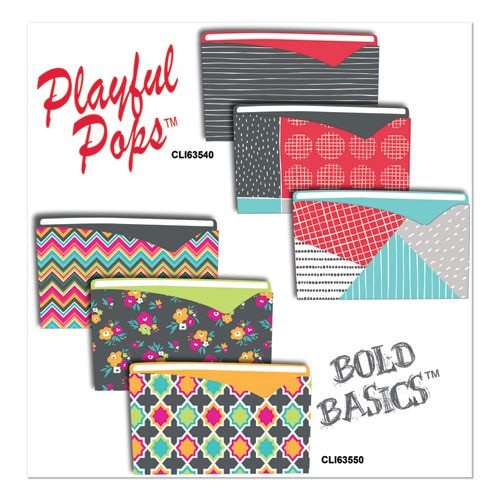 Write-on Fashion Poly File Jackets, Straight Tab, Letter Size, Assorted Colors, 6/pack Write-on Fashion Poly File Jackets, Straight Tab, Letter Size, Assorted Colors, 6/pack