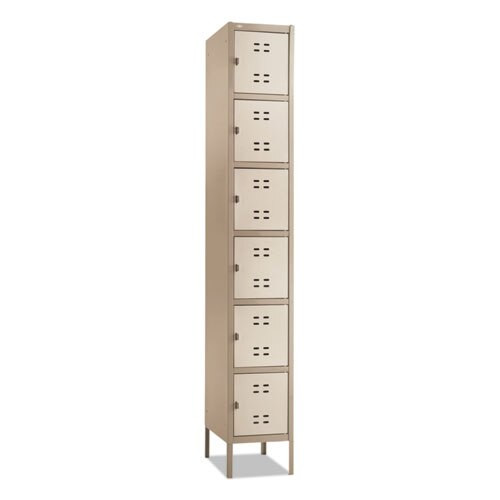 Box Locker, 12w X 18d X 78h, Two-tone Tan Box Locker, 12w X 18d X 78h, Two-tone Tan