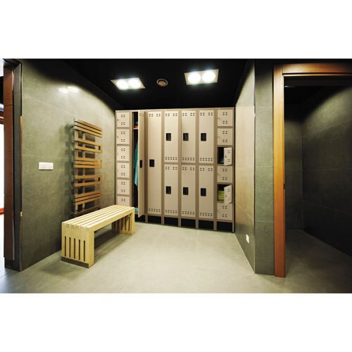 Box Locker, 12w X 18d X 78h, Two-tone Tan Box Locker, 12w X 18d X 78h, Two-tone Tan