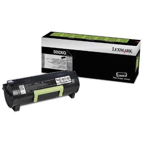 50f0x0g High-yield Toner, 10000 Page-yield, Black 50f0x0g High-yield Toner, 10000 Page-yield, Black