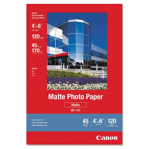 Matte Photo Paper, 4 X 6, Matte White, 120/pack Matte Photo Paper, 4 X 6, Matte White, 120/pack