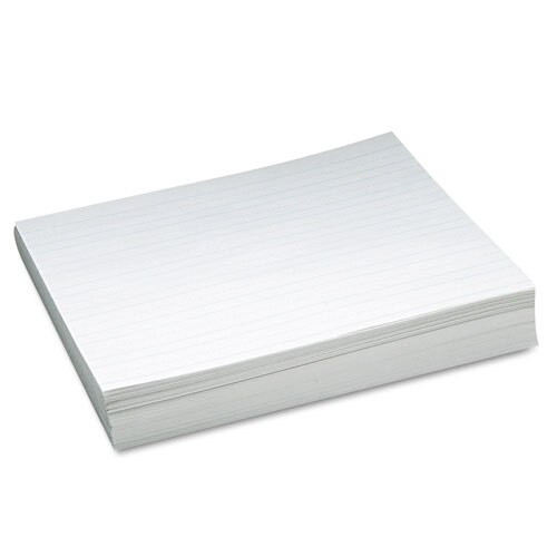 Skip-a-line Ruled Newsprint Paper, 3/4" Two-sided Long Rule, 8.5 X 11, 500/pack Skip-a-line Ruled Newsprint Paper, 3/4" Two-sided Long Rule, 8.5 X 11, 500/pack