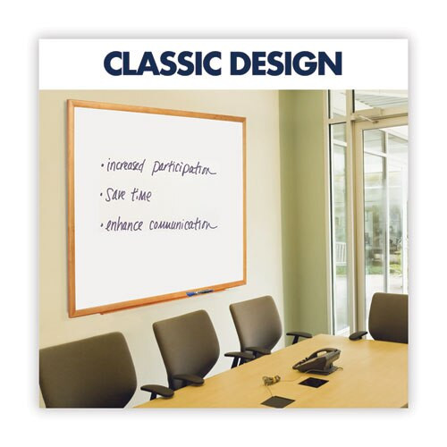 Classic Series Total Erase Dry Erase Board, 96 X 48, Oak Finish Frame Classic Series Total Erase Dry Erase Board, 96 X 48, Oak Finish Frame