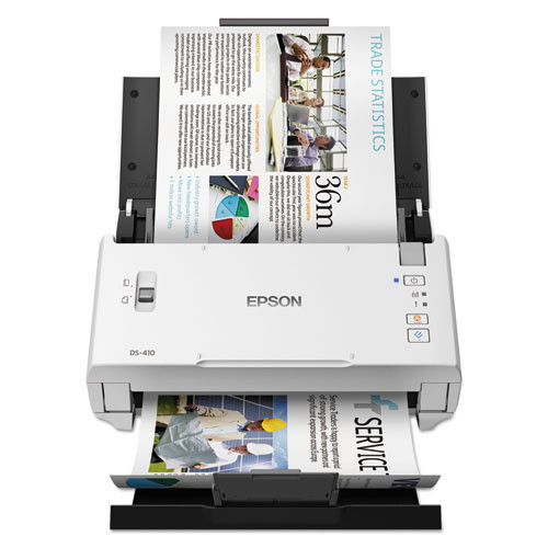 Ds-410 Document Scanner, 600 Dpi Optical Resolution, 50-sheet Duplex Auto Document Feeder Ds-410 Document Scanner, 600 Dpi Optical Resolution, 50-sheet Duplex Auto Document Feeder