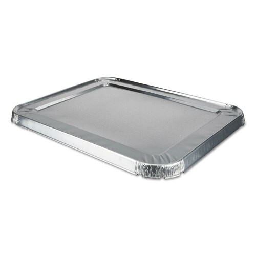Aluminum Steam Table Lids For Rolled Edge Half Size Pan, 100 /carton Aluminum Steam Table Lids For Rolled Edge Half Size Pan, 100 /carton