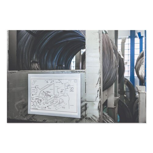 Duraframe Magnetic Plus Sign Holder, 8.5 X 11, Silver Frame, 2/pack Duraframe Magnetic Plus Sign Holder, 8.5 X 11, Silver Frame, 2/pack
