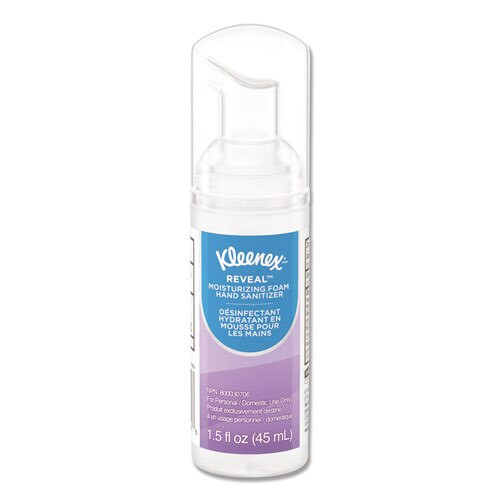 Ultra Moisturizing Foam Hand Sanitizer, 1.5 Oz, Clear Ultra Moisturizing Foam Hand Sanitizer, 1.5 Oz, Clear