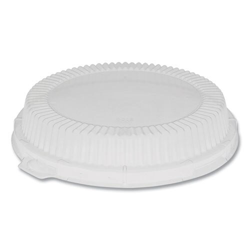 Ops Clearview Dome-style Lid With Tabs, Fluted, 8.88 X 8.88 X 0.75, Clear, 504/carton Ops Clearview Dome-style Lid With Tabs, Fluted, 8.88 X 8.88 X 0.75, Clear, 504/carton