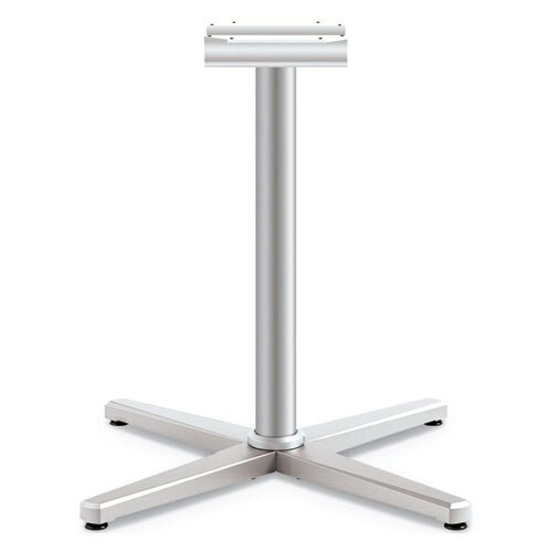 Arrange X-leg Base For 42-48" Tops, 32w X 32d X 28h, Silver Arrange X-leg Base For 42-48" Tops, 32w X 32d X 28h, Silver