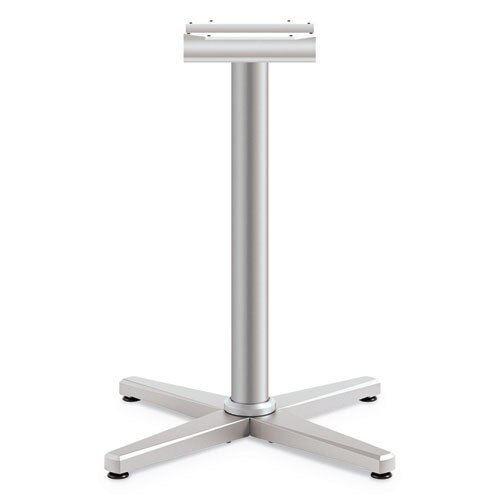 Arrange X-leg Base For 42-48" Tops, 32w X 32d X 28h, Silver Arrange X-leg Base For 42-48" Tops, 32w X 32d X 28h, Silver