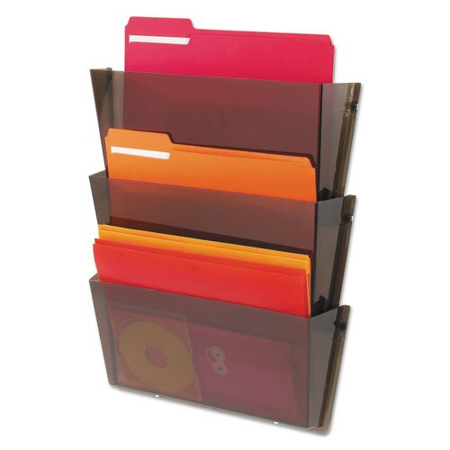 Unbreakable Docupocket 3-pocket Wall File, Letter, 14 1/2 X 3 X 6 1/2, Clear Unbreakable Docupocket 3-pocket Wall File, Letter, 14 1/2 X 3 X 6 1/2, Clear