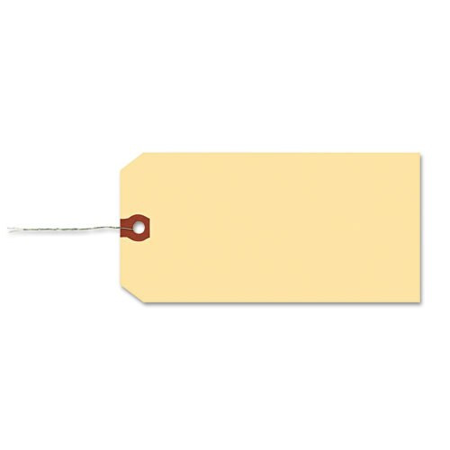 Double Wired Shipping Tags, 13pt. Stock, 4 1/4 X 2 1/8, Manila, 1,000/box Double Wired Shipping Tags, 13pt. Stock, 4 1/4 X 2 1/8, Manila, 1,000/box