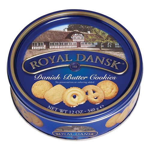 Cookies, Danish Butter, 12 Oz Tin Cookies, Danish Butter, 12 Oz Tin