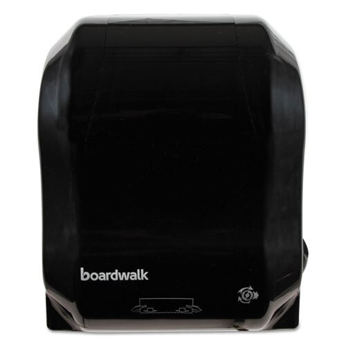 Hands Free Mechanical Towel Dispenser, 13 1/4" X 16 1/4" X 10 1/4", Black Hands Free Mechanical Towel Dispenser, 13 1/4" X 16 1/4" X 10 1/4", Black