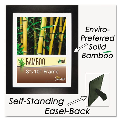 Bamboo Frame, 8 X 10, Black Bamboo Frame, 8 X 10, Black