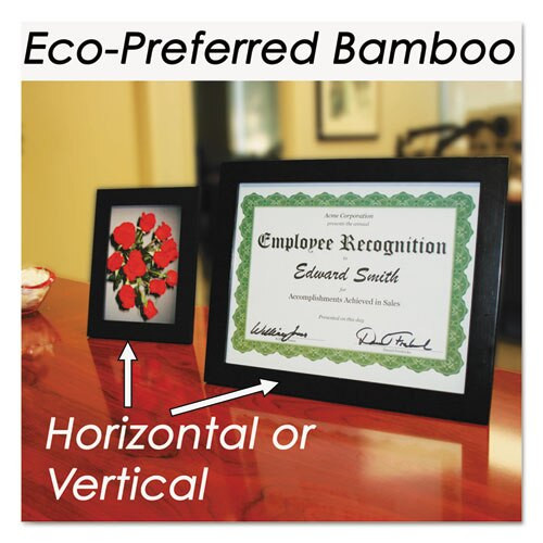 Bamboo Frame, 8 X 10, Black Bamboo Frame, 8 X 10, Black