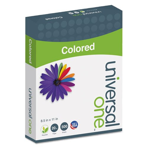 Deluxe Colored Paper, 20lb, 8.5 X 11, Blue, 500/ream Deluxe Colored Paper, 20lb, 8.5 X 11, Blue, 500/ream