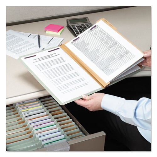 Pressboard Classification Folders With Safeshield Coated Fasteners, 2/5 Cut, 3 Dividers, Legal Size, Gray-green, 10/box Pressboard Classification Folders With Safeshield Coated Fasteners, 2/5 Cut, 3 Dividers, Legal Size, Gray-green, 10/box