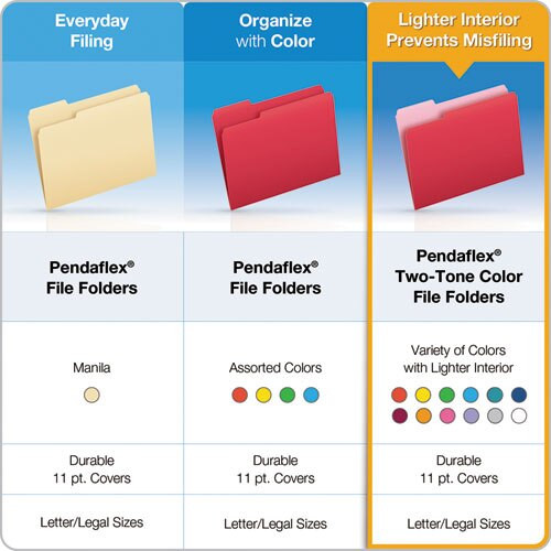 Colored File Folders, 1/3-cut Tabs, Legal Size, Pink/light Pink, 100/box Colored File Folders, 1/3-cut Tabs, Legal Size, Pink/light Pink, 100/box