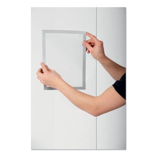 Duraframe Sign Holder, 8 1/2" X 11", Silver Frame, 2/pack Duraframe Sign Holder, 8 1/2" X 11", Silver Frame, 2/pack