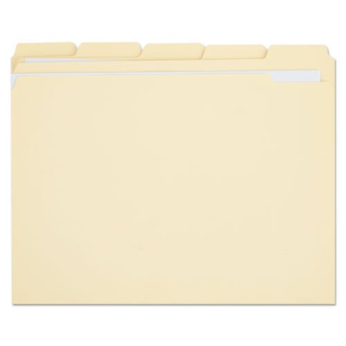 Double-ply Top Tab Manila File Folders, 1/3-cut Tabs, Letter Size, 100/box Double-ply Top Tab Manila File Folders, 1/3-cut Tabs, Letter Size, 100/box
