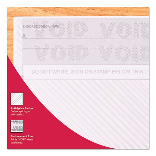 Standard Security Check, 11 Features, 8.5 X 11, Blue Marble Bottom, 500/ream Standard Security Check, 11 Features, 8.5 X 11, Blue Marble Bottom, 500/ream