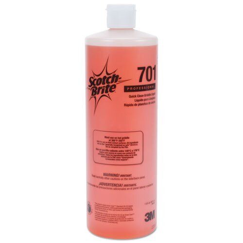 Quick Clean Griddle Liquid, 3.2oz Packet, 40/carton Quick Clean Griddle Liquid, 3.2oz Packet, 40/carton