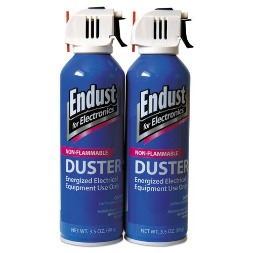 Non-flammable Duster With Bitterant, 3.5 Oz, 2 Cans/pack Non-flammable Duster With Bitterant, 3.5 Oz, 2 Cans/pack