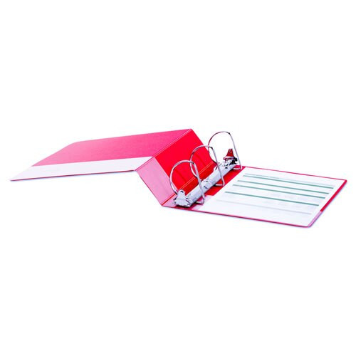 Deluxe Non-view D-ring Binder With Label Holder, 3 Rings, 3" Capacity, 11 X 8.5, Red Deluxe Non-view D-ring Binder With Label Holder, 3 Rings, 3" Capacity, 11 X 8.5, Red