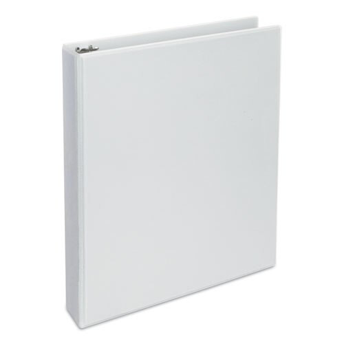 Deluxe Round Ring View Binder, 3 Rings, 1.5" Capacity, 11 X 8.5, White Deluxe Round Ring View Binder, 3 Rings, 1.5" Capacity, 11 X 8.5, White