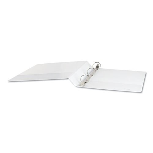 Deluxe Round Ring View Binder, 3 Rings, 1.5" Capacity, 11 X 8.5, White Deluxe Round Ring View Binder, 3 Rings, 1.5" Capacity, 11 X 8.5, White