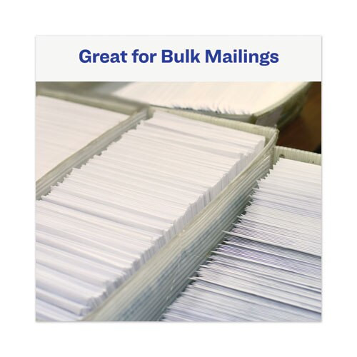 Dot Matrix Printer Mailing Labels, Pin-fed Printers, 0.94 X 3.5, White, 5,000/box Dot Matrix Printer Mailing Labels, Pin-fed Printers, 0.94 X 3.5, White, 5,000/box