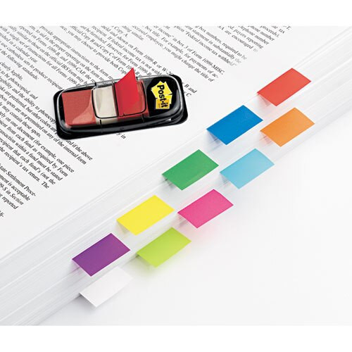 Standard Page Flags In Dispenser, Bright Pink, 100 Flags/dispenser Standard Page Flags In Dispenser, Bright Pink, 100 Flags/dispenser