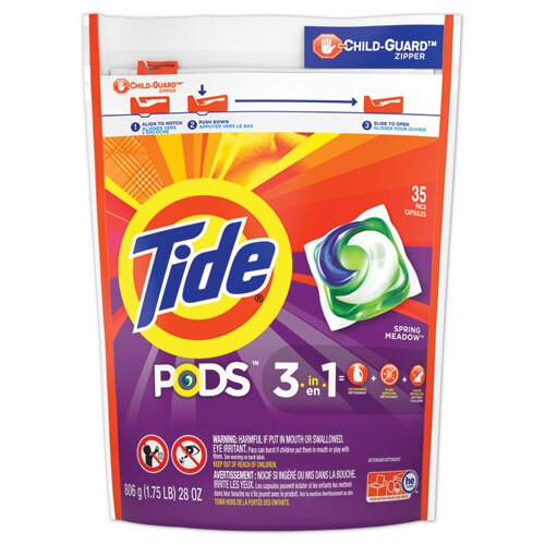 Pods, Laundry Detergent, Spring Meadow, 35/pack Pods, Laundry Detergent, Spring Meadow, 35/pack
