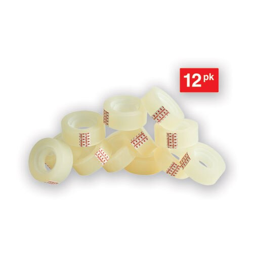 Invisible Tape, 1" Core, 0.75" X 83.33 Ft, Clear, 12/pack Invisible Tape, 1" Core, 0.75" X 83.33 Ft, Clear, 12/pack