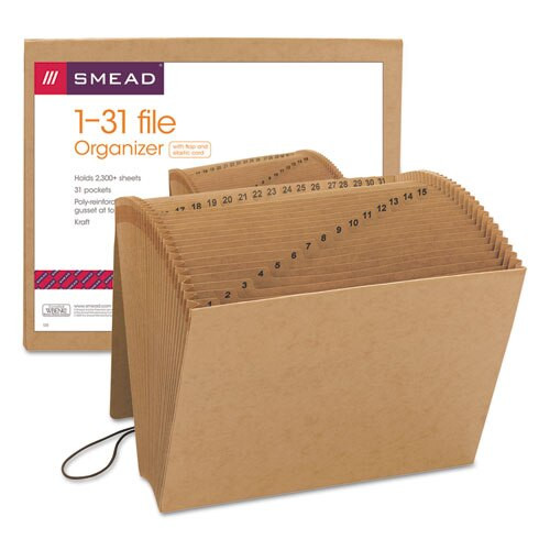 Indexed Expanding Kraft Files, 31 Sections, 1/31-cut Tab, Letter Size, Kraft Indexed Expanding Kraft Files, 31 Sections, 1/31-cut Tab, Letter Size, Kraft
