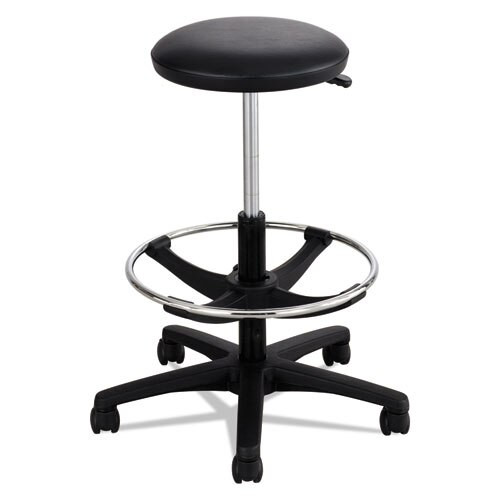 Extended-height Lab Stool, 32" Seat Height, Supports Up To 250 Lbs., Black Seat/black Back, Black Base Extended-height Lab Stool, 32" Seat Height, Supports Up To 250 Lbs., Black Seat/black Back, Black Base
