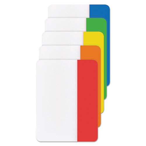 2" And 3" Tabs, 1/5-cut Tabs, Assorted Primary Colors, 2" Wide, 30/pack 2" And 3" Tabs, 1/5-cut Tabs, Assorted Primary Colors, 2" Wide, 30/pack