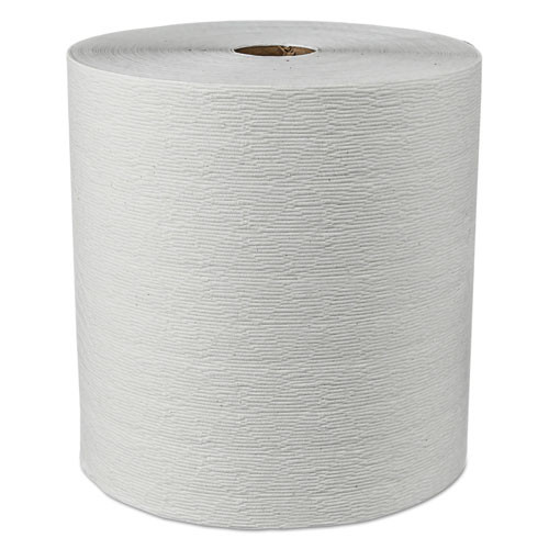 Essential Plus Hard Roll Towels, 1.5" Core, 8" X 600 Ft, White, 6 Rolls/carton Essential Plus Hard Roll Towels, 1.5" Core, 8" X 600 Ft, White, 6 Rolls/carton