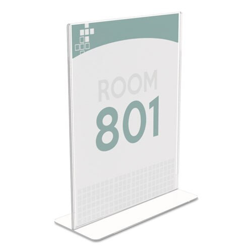 Superior Image Double Sided Sign Holder, 8 1/2 X 11 Insert, Clear Superior Image Double Sided Sign Holder, 8 1/2 X 11 Insert, Clear