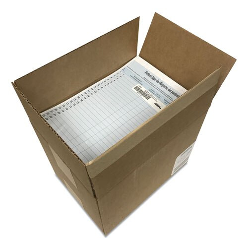 Hipaa Labels, Patient Sign-in, 8.5 X 11, Blue, 23/sheet, 125 Sheets/pack Hipaa Labels, Patient Sign-in, 8.5 X 11, Blue, 23/sheet, 125 Sheets/pack