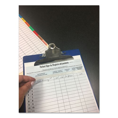 Hipaa Labels, Patient Sign-in, 8.5 X 11, Blue, 23/sheet, 125 Sheets/pack Hipaa Labels, Patient Sign-in, 8.5 X 11, Blue, 23/sheet, 125 Sheets/pack