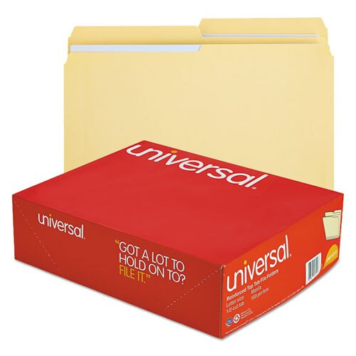 Double-ply Top Tab Manila File Folders, 1/2-cut Tabs, Letter Size, 100/box Double-ply Top Tab Manila File Folders, 1/2-cut Tabs, Letter Size, 100/box