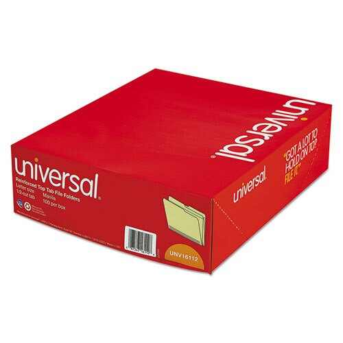 Double-ply Top Tab Manila File Folders, 1/2-cut Tabs, Letter Size, 100/box Double-ply Top Tab Manila File Folders, 1/2-cut Tabs, Letter Size, 100/box