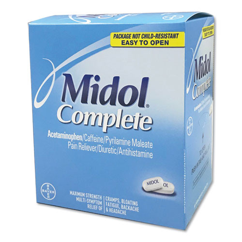 Complete Menstrual Caplets, Two-pack, 30 Packs/box